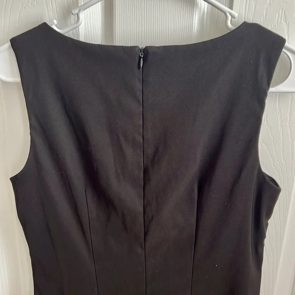 Dressbarn Black Sleeveless Sheath Dress Career Office Party‎ Cocktail Size 6